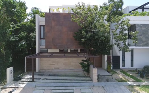 Home for Sale Senderos Mayakoba Playa del Carmen – Serralves 32 front facade